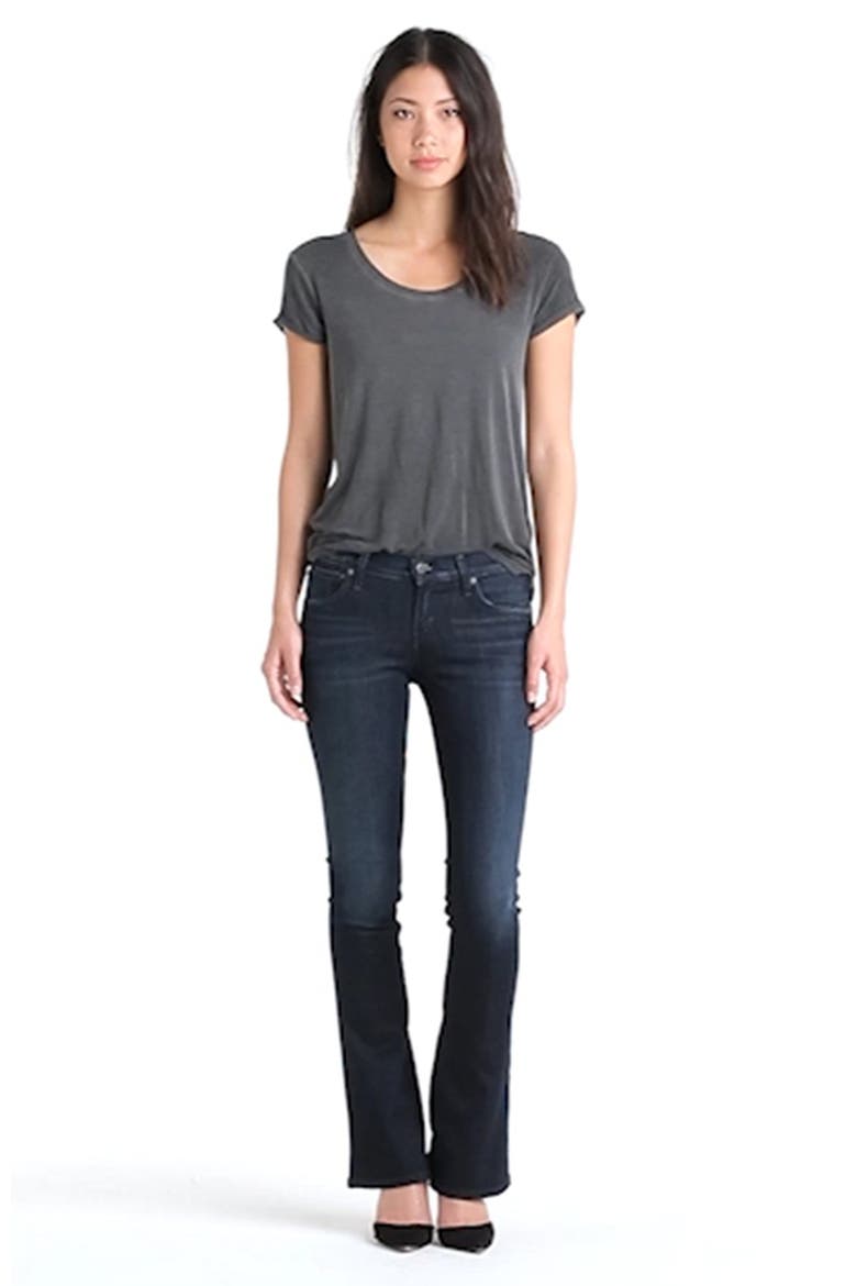 'Emmanuelle' Bootcut Jeans, Alternate, color, SPACE