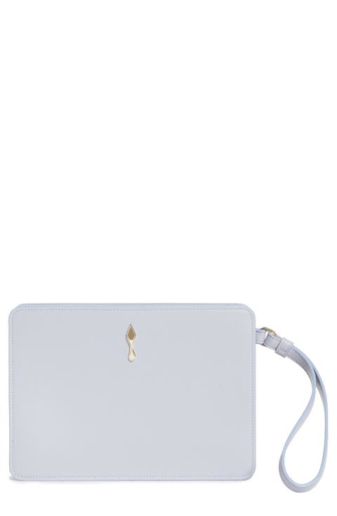 Small Bettina Leather Wristlet