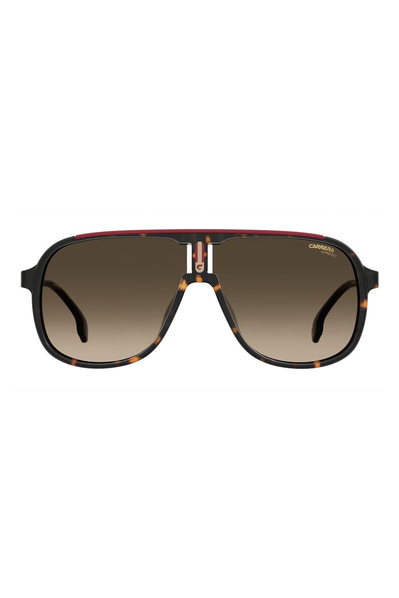 62mm Oversize Gradient Square Sunglasses, Main, color, 0O63-HA