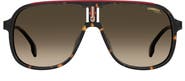 Carrera Eyewear 62mm Oversize Gradient Square Sunglasses