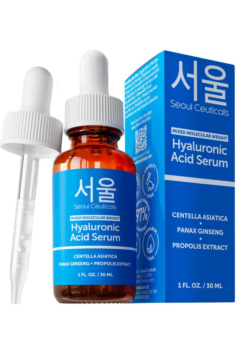 Korean Skin Care Hyaluronic Acid Serum, Main, color, None