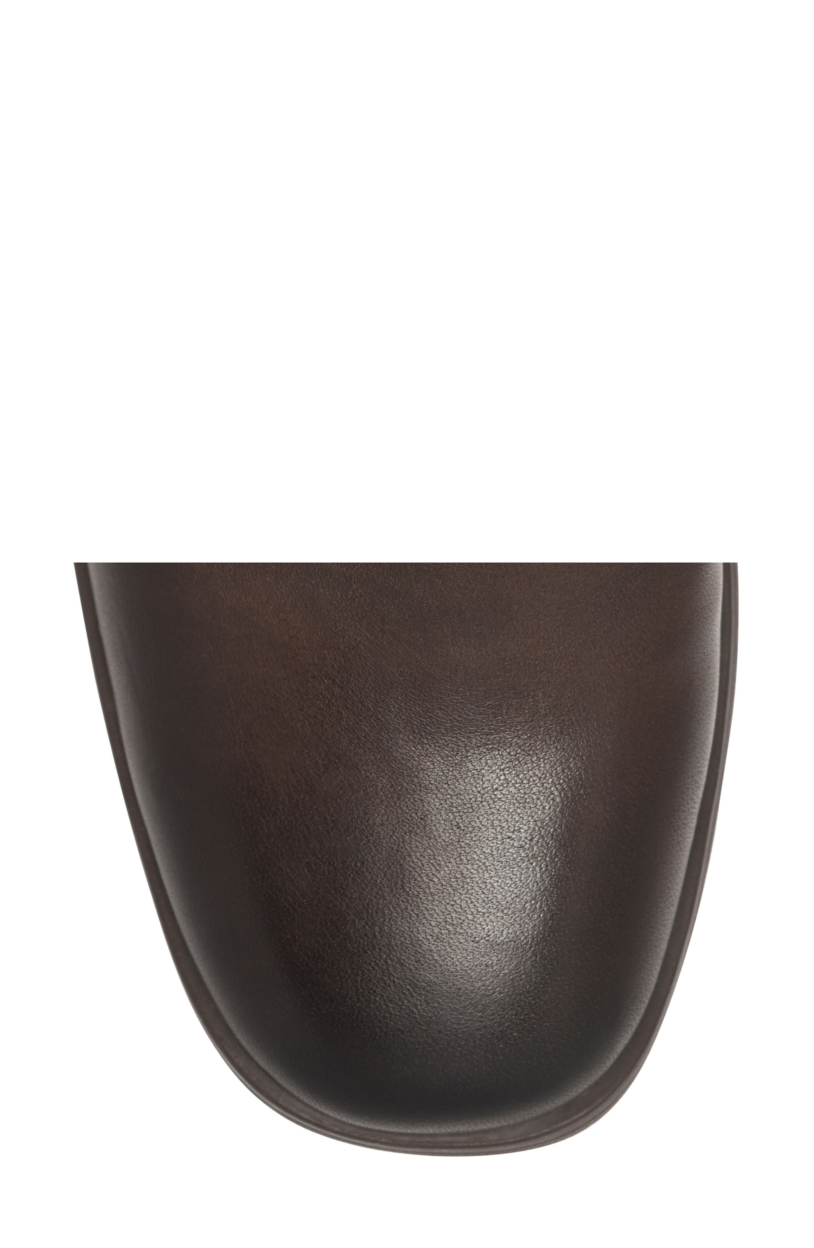 Lisbet Leather Bootie, Alternate, color, CHOCOLATE LEATHER