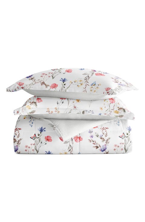 Meadow Stripe Reversible 3-Piece Comforter Set