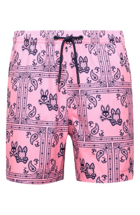 Kids' Luke Paisley Print Swim Trunks (Little Kid & Big Kid)