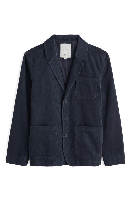 Seasalt Cornwall Plantsman Organic Cotton Corduroy Blazer In Blue