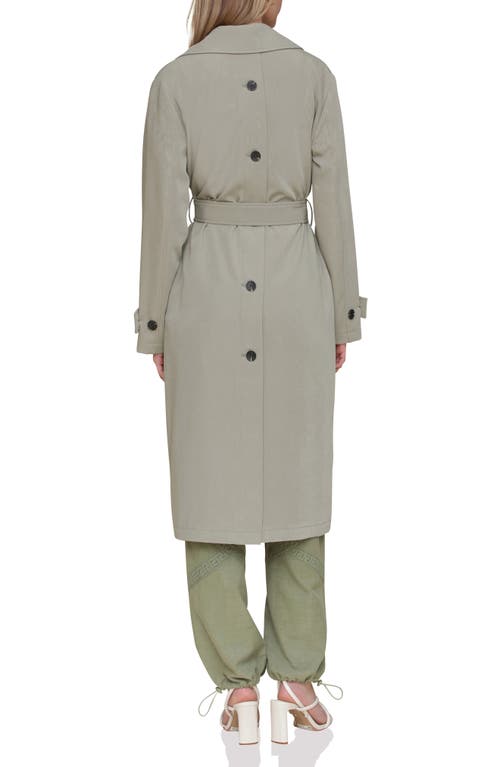 AVEC LES FILLES AVEC LES FILLES RELAXED FIT BUTTON BACK TRENCH COAT 