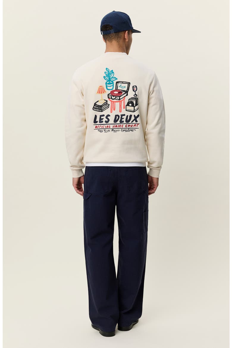 Record Graphic Sweatshirt, Alternate, color, IVORY