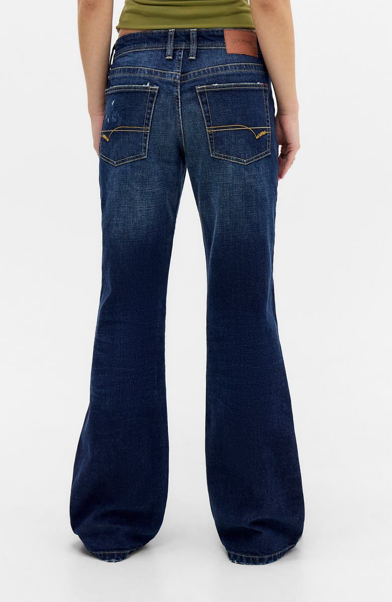 BDG Urban Outfitters Teo Print Bootcut Jeans, Alternate, color, Blue