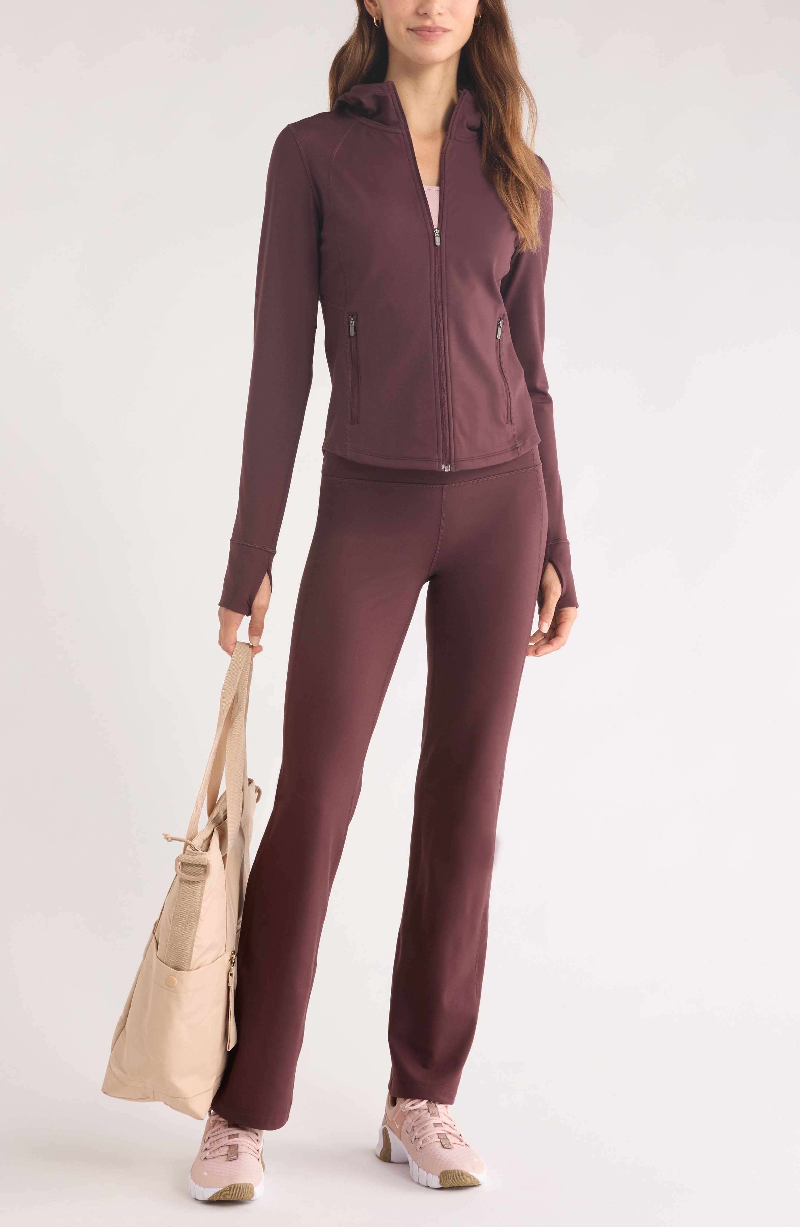 Cozy Tech High Waist Straight Leg Pants - image 4