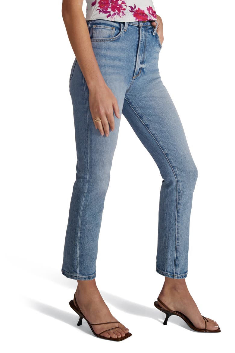 The Valentina High Waist Crop Cigarette Jeans, Alternate, color, SANTIAGO