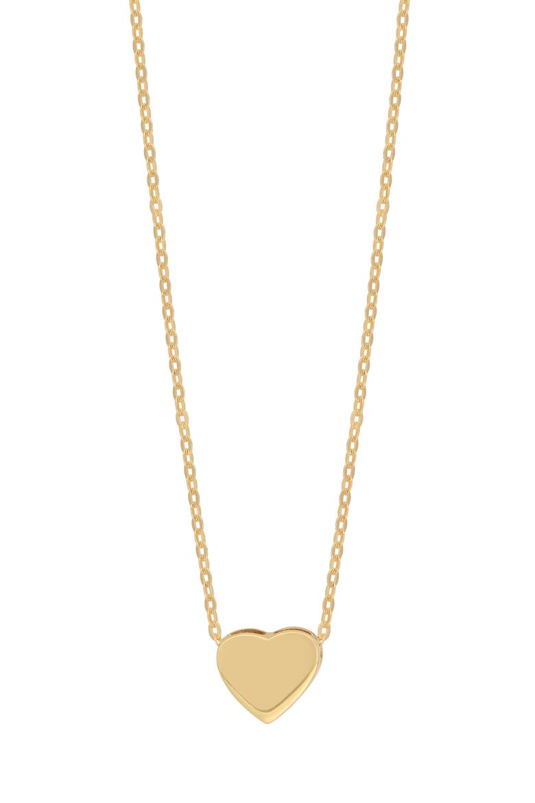 14K Gold Heart Pendant Necklace (Nordstrom Exclusive), Main, color, 14K YELLOW GOLD