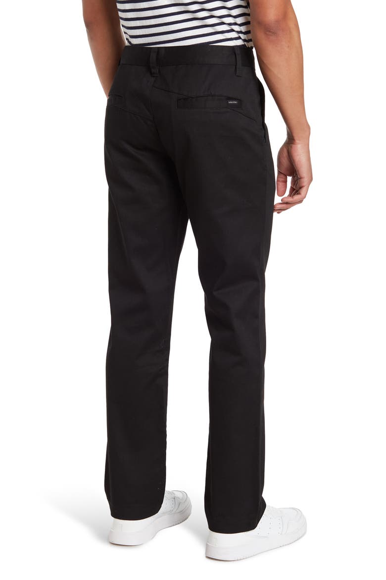 Vmonty Straight Leg Stretch Chinos, Alternate, color, BLACK 3