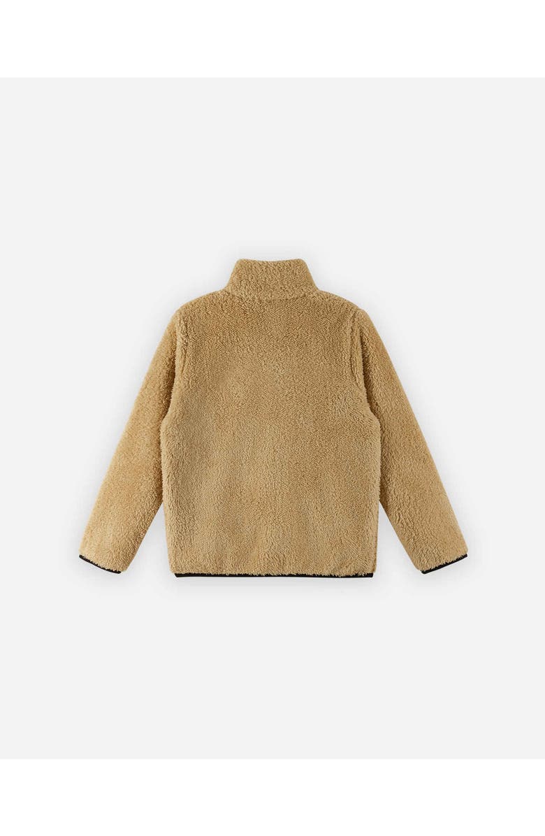 Reima Turilas Solid Fleece sweater, Alternate, color, Peanut Brown
