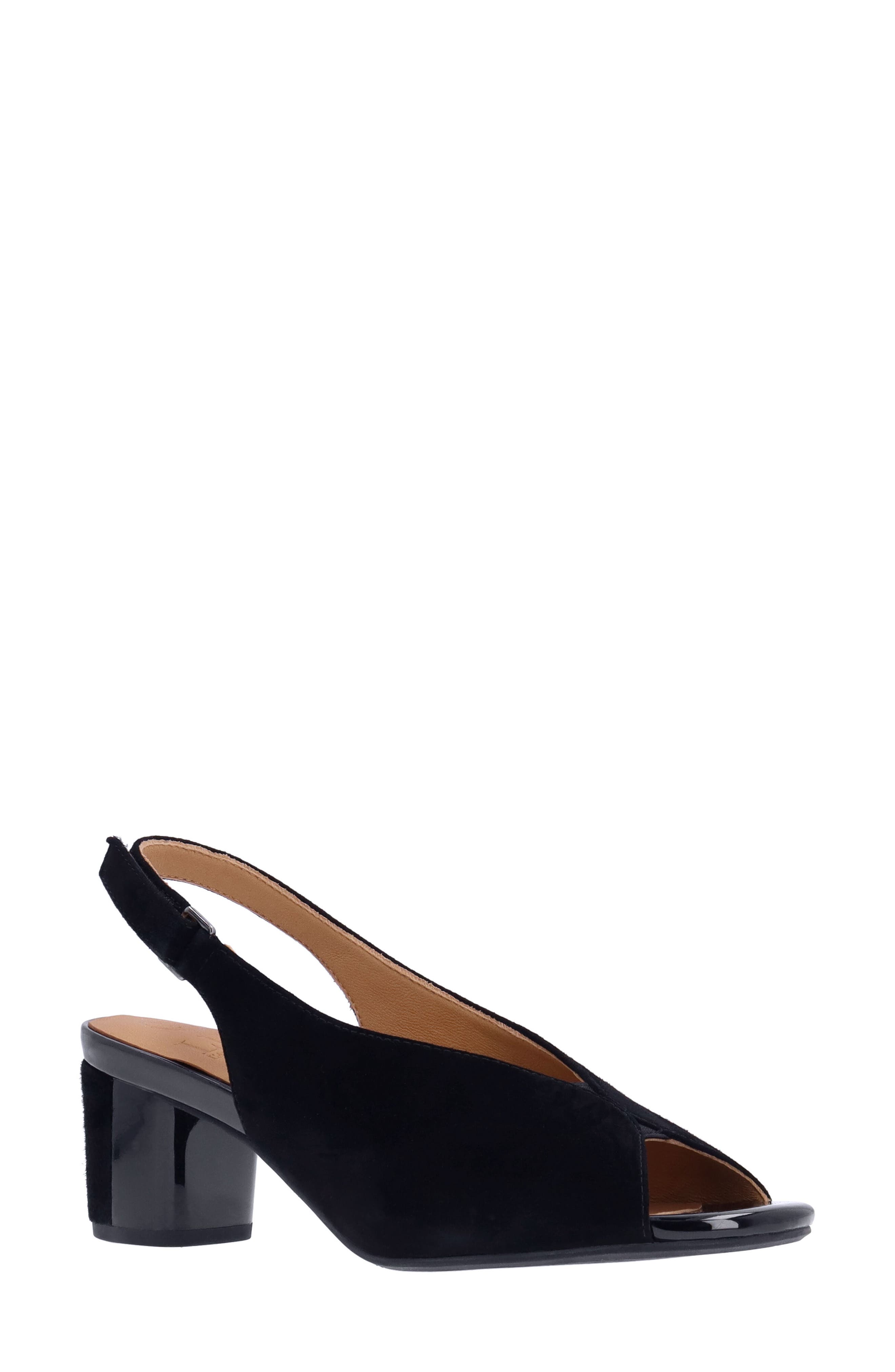 L'Amour des Pieds Murali Slingback Sandal, Main, color, Black