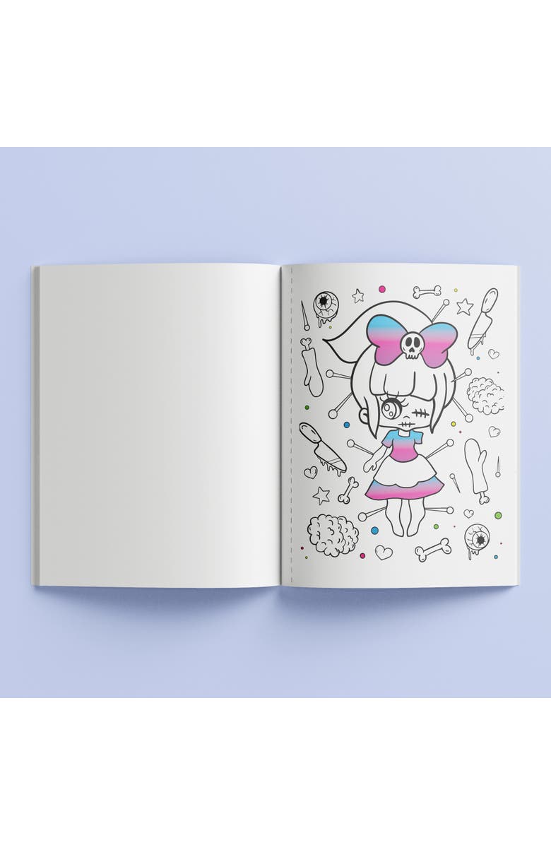 KALEIDOSCOPE Pop Velvet, Kreepy Kawaii, Creative Coloring, 32 Pages, Alternate, color, Multicolored