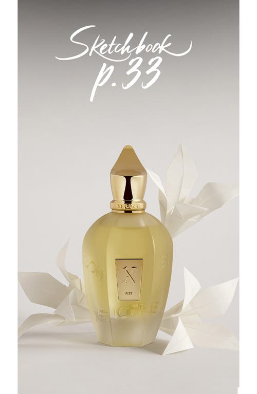 Xerjoff P.33 Blank Page Edition Perfume In Transparent