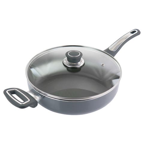 3.5 Quart Aluminum Saute Pan with Lid