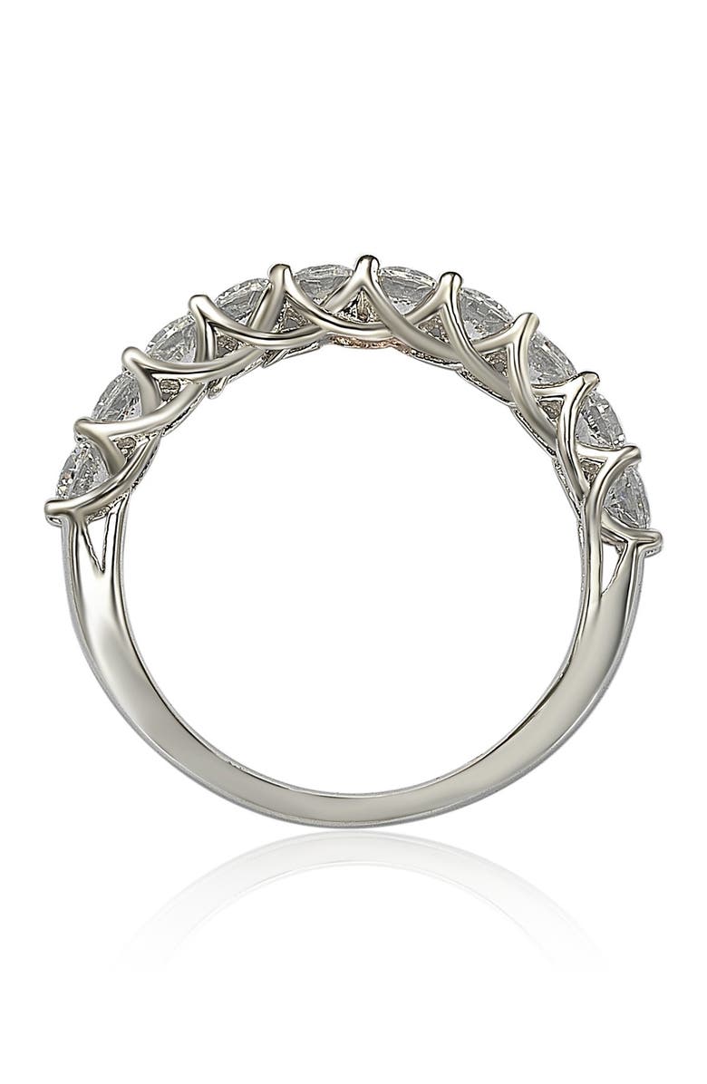 SUZY LEVIAN Sterling Silver CZ Ring, Alternate, color, White