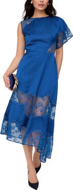 Lily and Lionel London Selma Lace Insert Maxi Dress