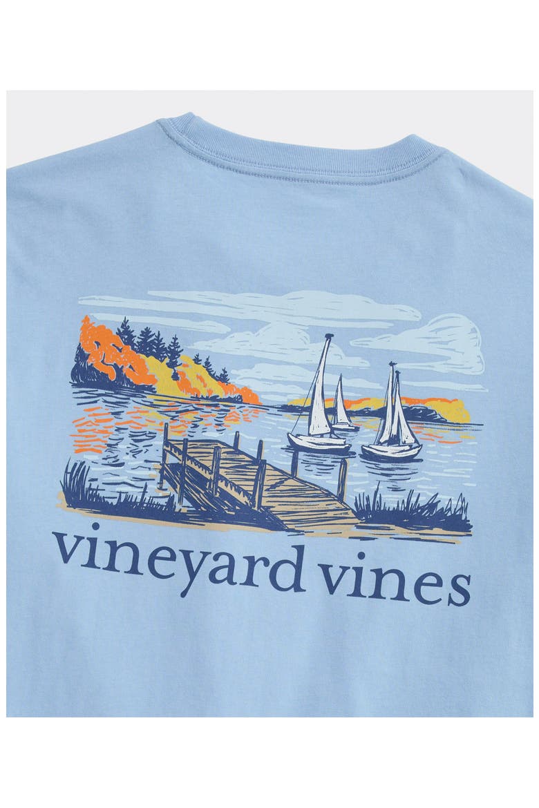 Autumn Sailing Graphic T-Shirt, Alternate, color, JAKE BLUE