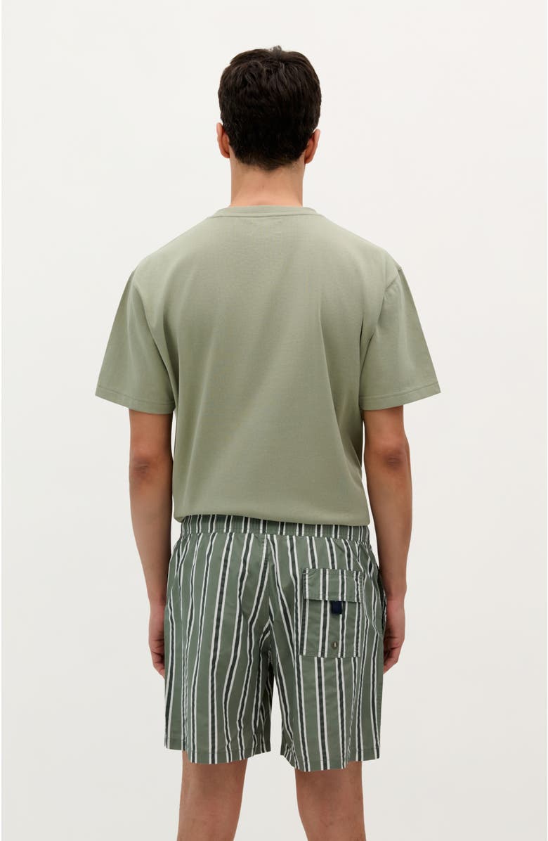 Scalpers Stripes Swimsuit, Alternate, color, Khaki