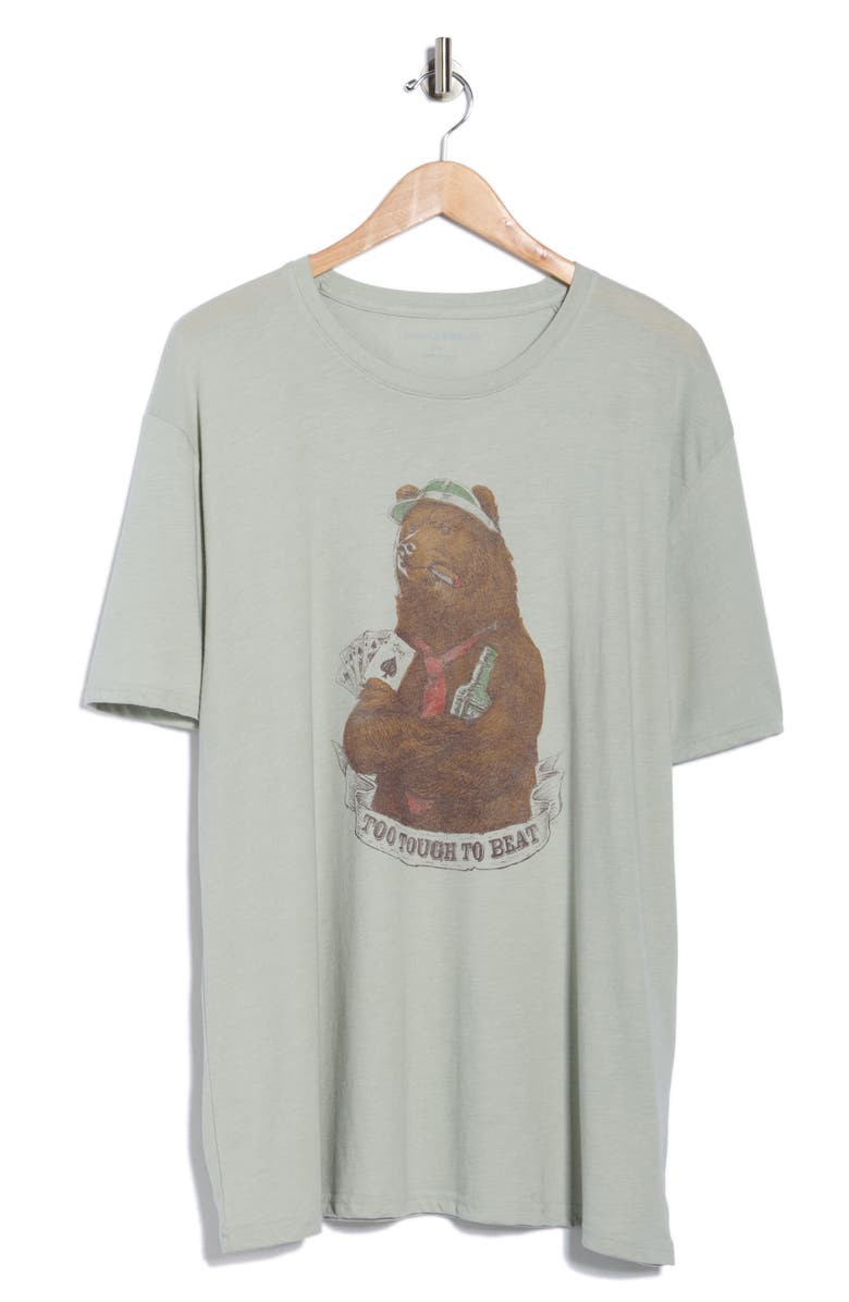 Lucky Brand Bear Graphic T-Shirt, Alternate, color, Belgian Grey