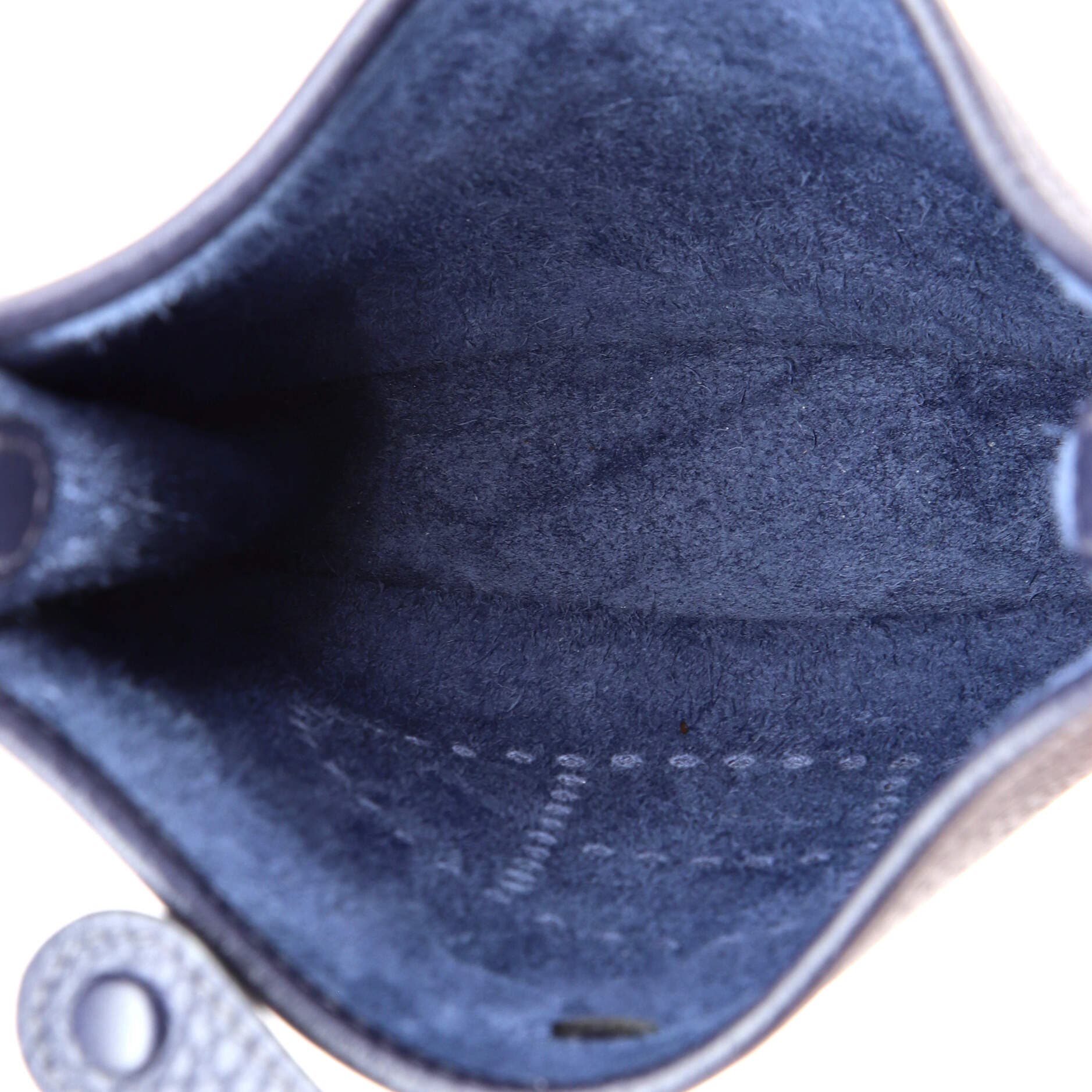 Pre-Owned Hermes Evelyne Bag Gen III Clemence TPM, Alternate, color, Bleu Nuit