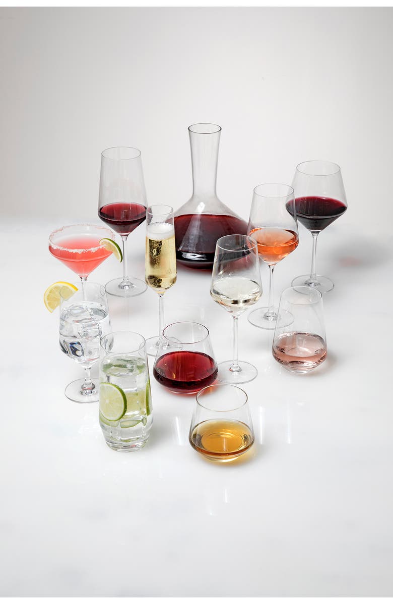 Schott Zwiesel Pure Set of 4 Water Glasses, Alternate, color, Clear