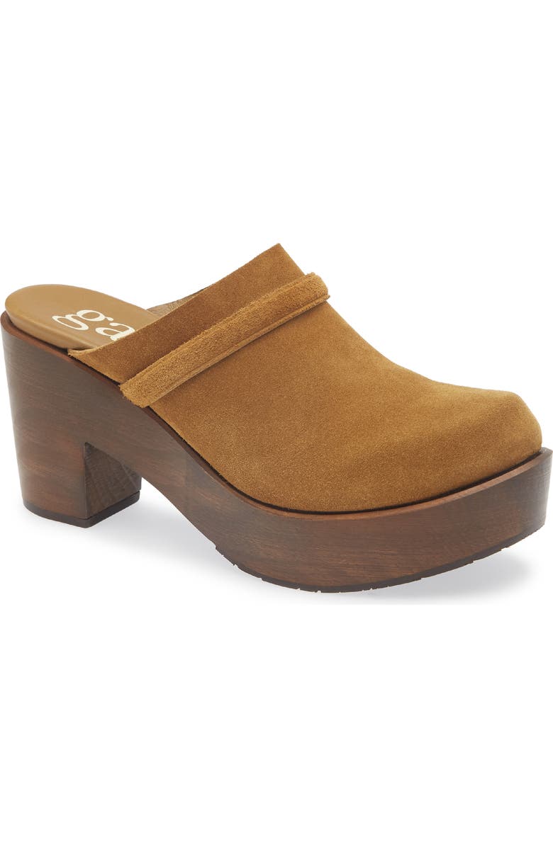 Pedro Garcia Della Platform Clog, Main, color, Alpaca