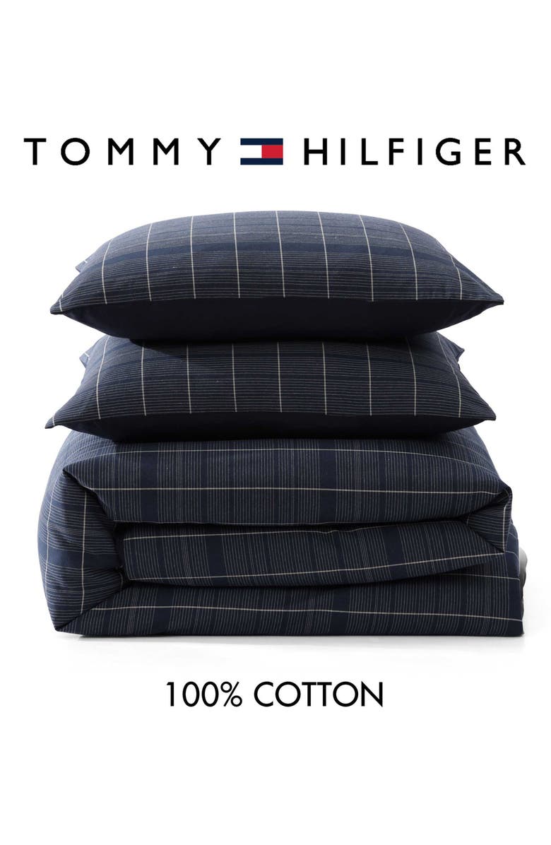 Tommy Hilfiger Cold Spring Duvet Cover & Shams Set, Alternate, color, Blue
