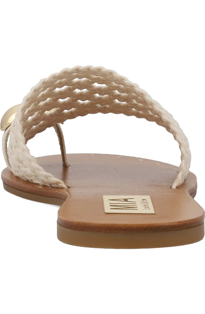 MIA Tiva Slide Sandal, Alternate, color, Bone Woven