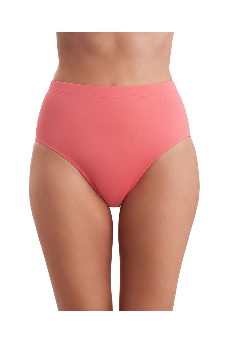 Basic Hipster Brief Swimsuit Bottom, Main, color, Coral