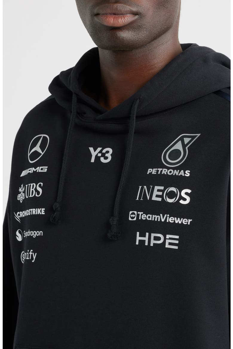 F1 Team Cotton Hoodie, Alternate, color, BLACK