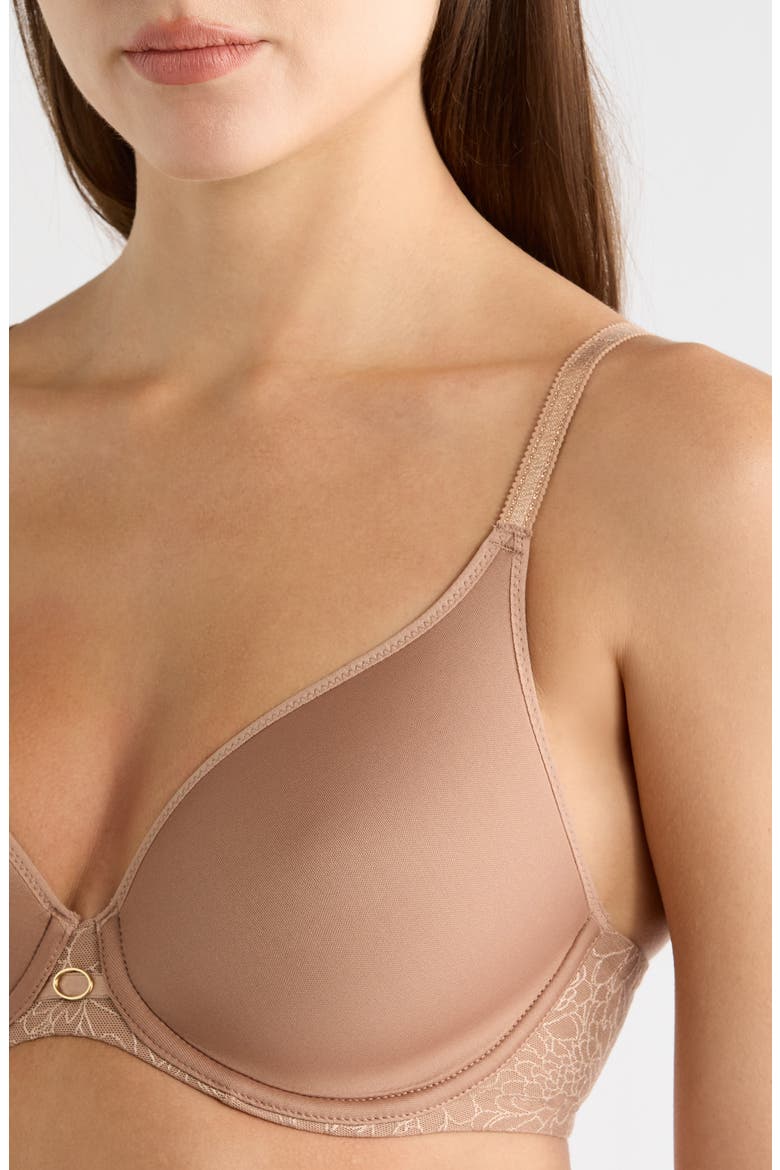 Belle Underwire Sexy Solution Plunge Bra, Alternate, color, COFFEE LATTE