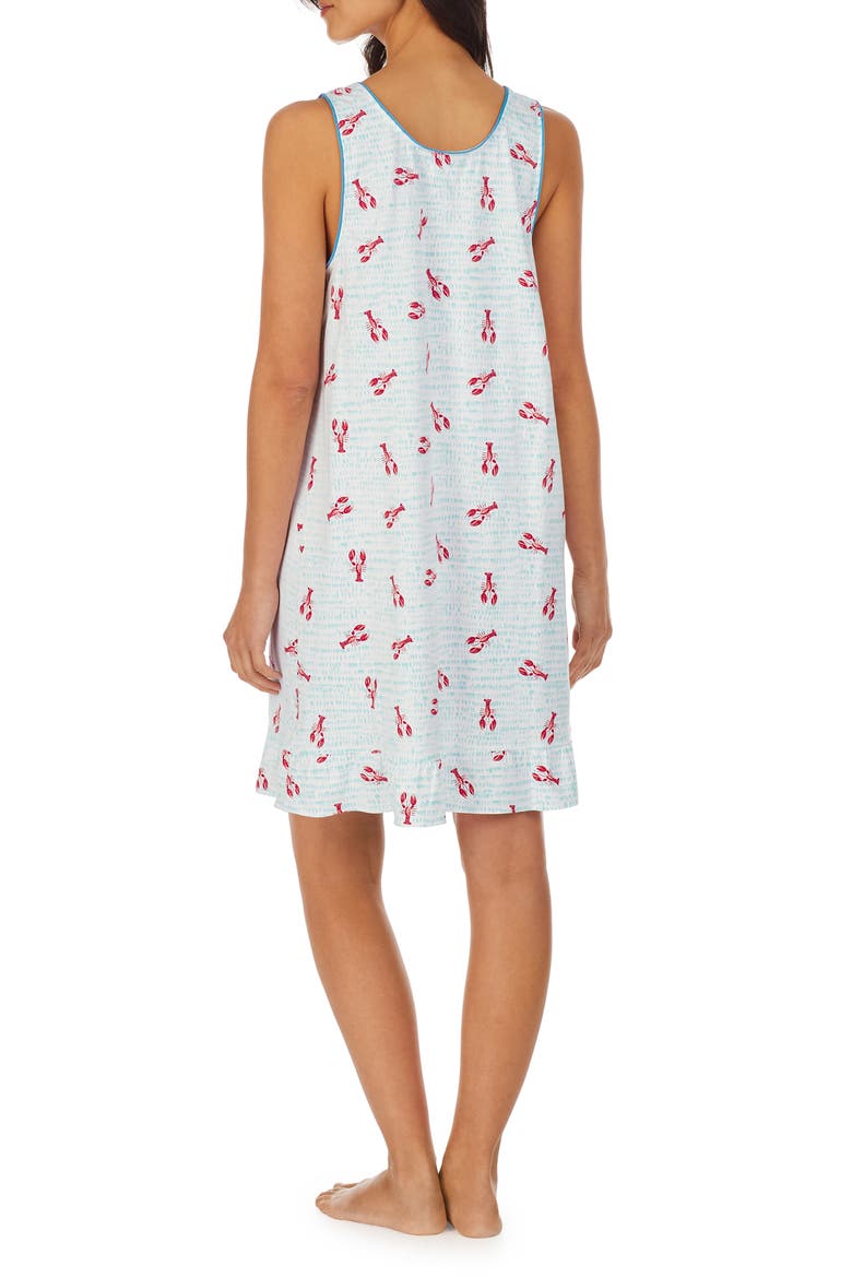 Ruffle Chemise, Alternate, color, LOBSTERS