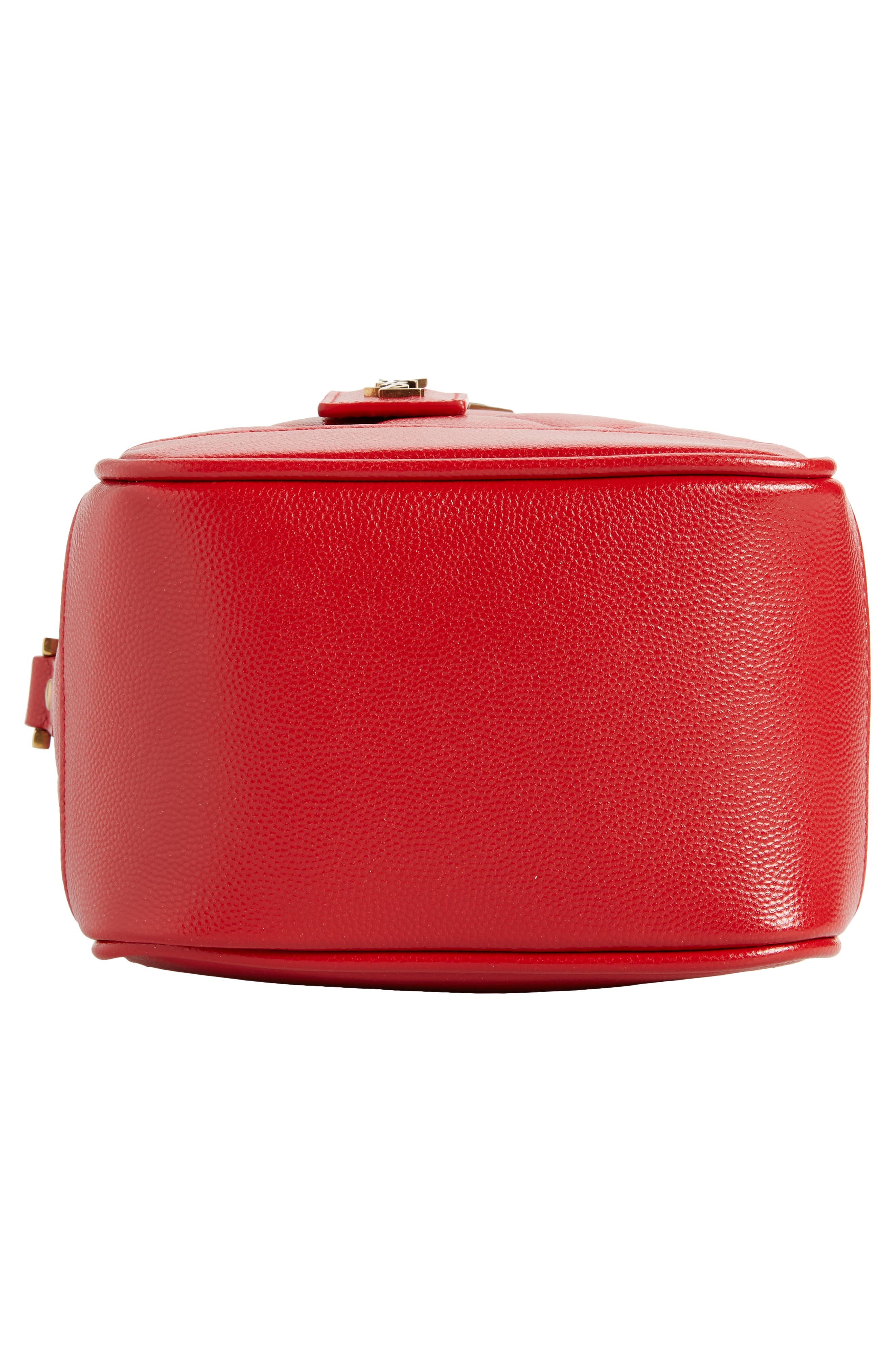 '80s Vanity Case Matelassé Leather Shoulder Bag, Alternate, color, ROUGE EROS