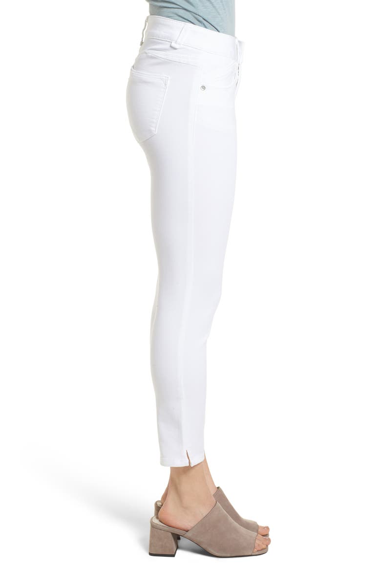Ab-Solution Ankle Skimmer Jeans (Nordstrom Exclusive), Alternate, color, OPTIC WHITE