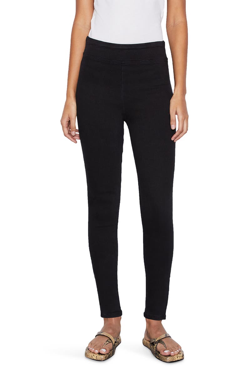 The Jetset Crop Skinny Jeans, Main, color, SHEEN NOIR