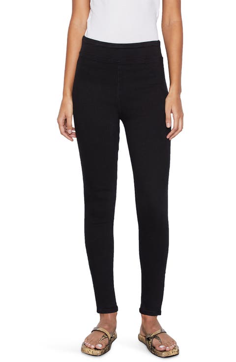 The Jetset Crop Skinny Jeans (Sheen Noir)
