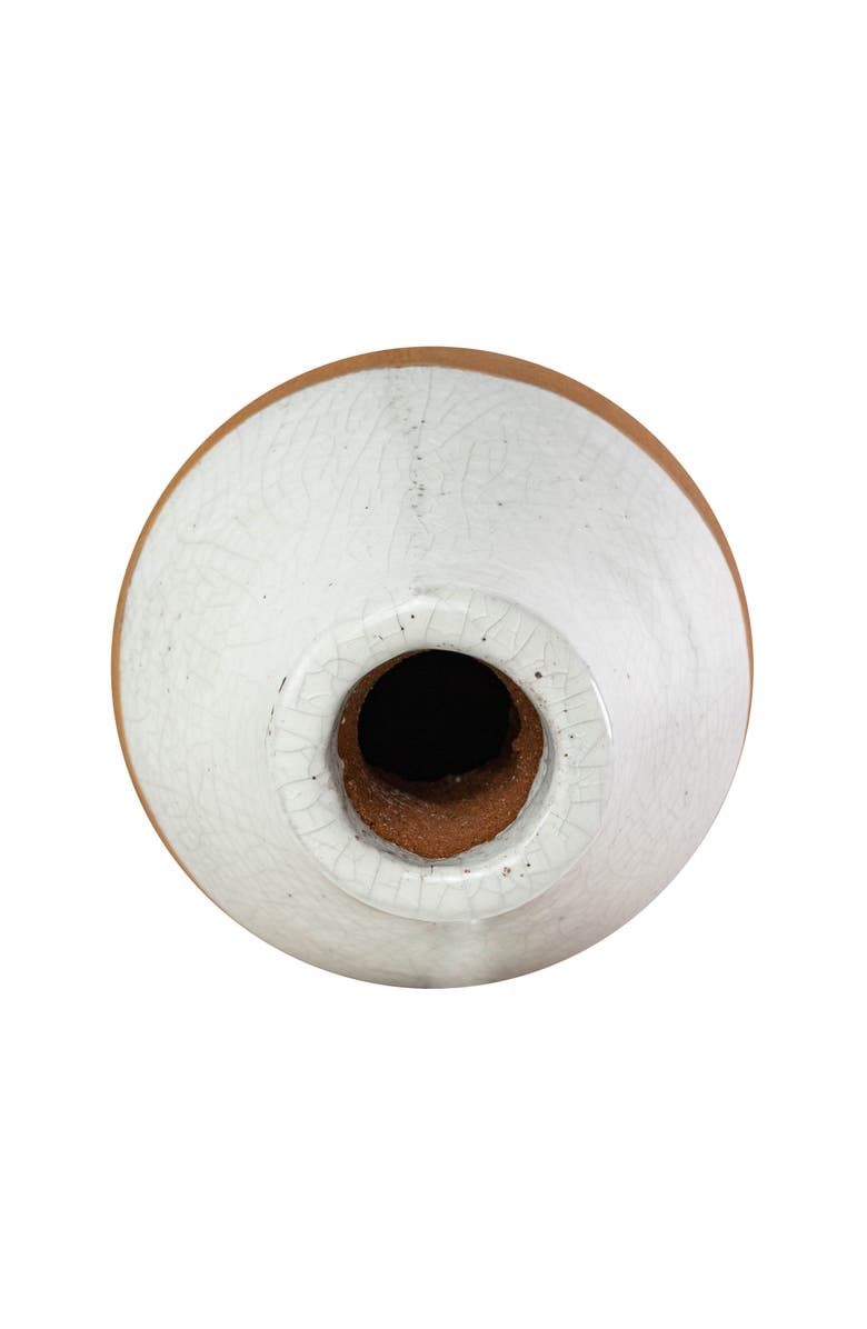 Foreside Home and Garden Terracotta Dipped Terracotta Bud Vase, Alternate, color, Orange