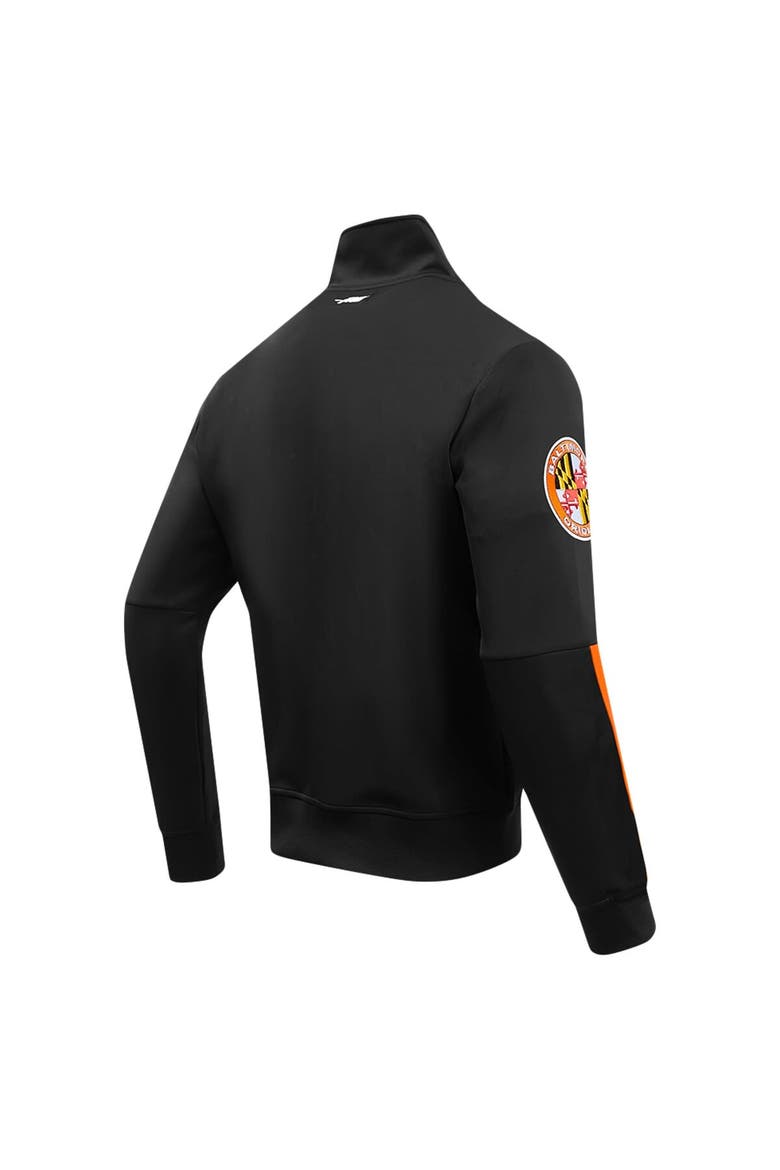 Men's Pro Standard Black Baltimore Orioles Fast Lane Full-Zip Track Jacket, Alternate, color, Black