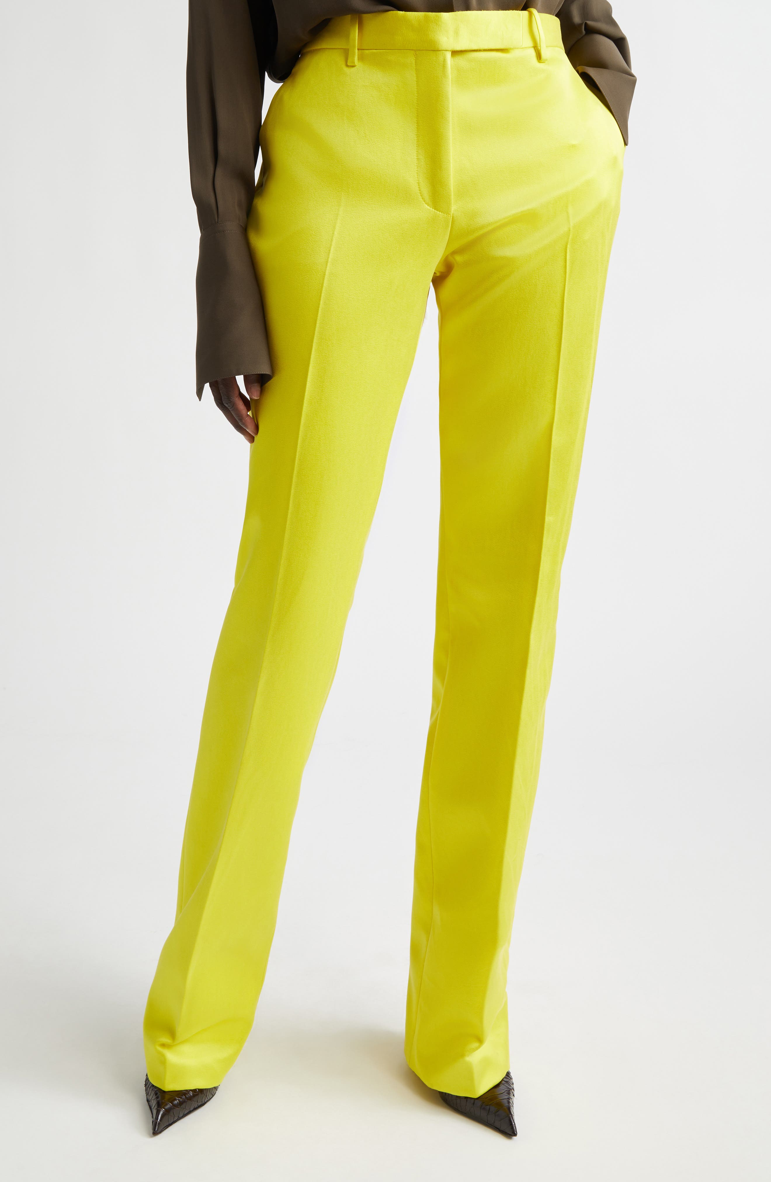Duchesse Satin Trousers - image 3