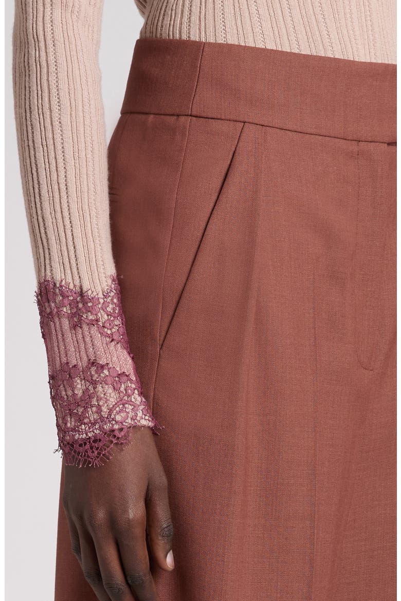 Functional Suiting Wool Trousers, Alternate, color, SAND