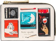 Kate Spade New York Matchbox Mini Leather Zip Card Case