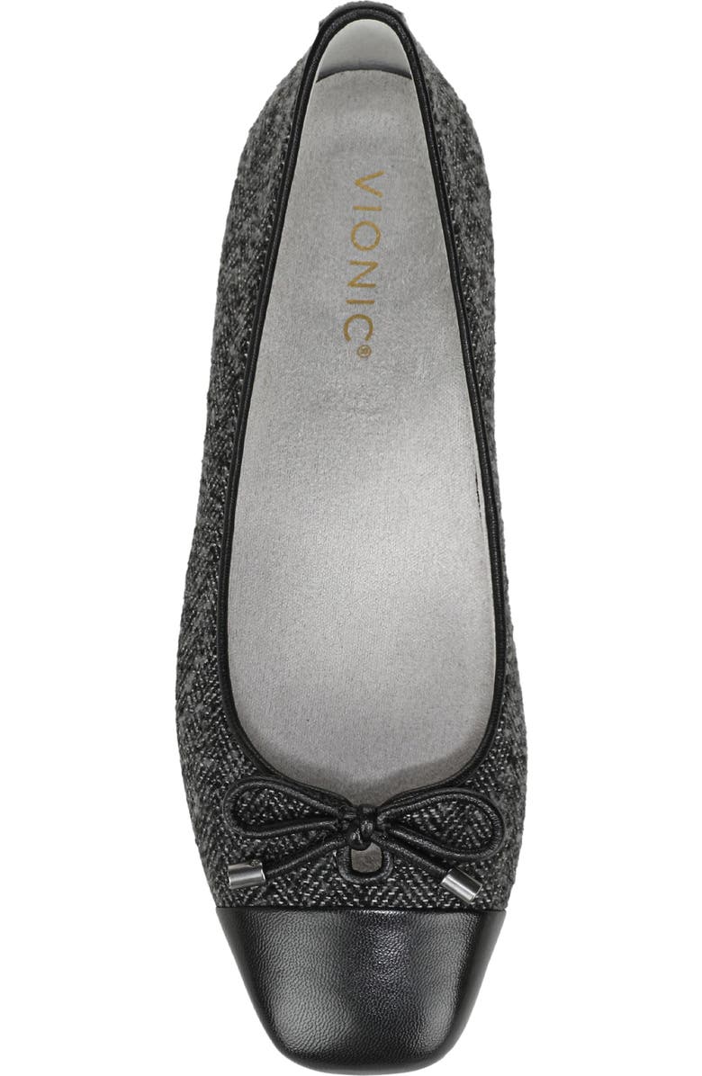 Vionic Klara Cap Toe Flat, Alternate, color, Slate Grey Multi