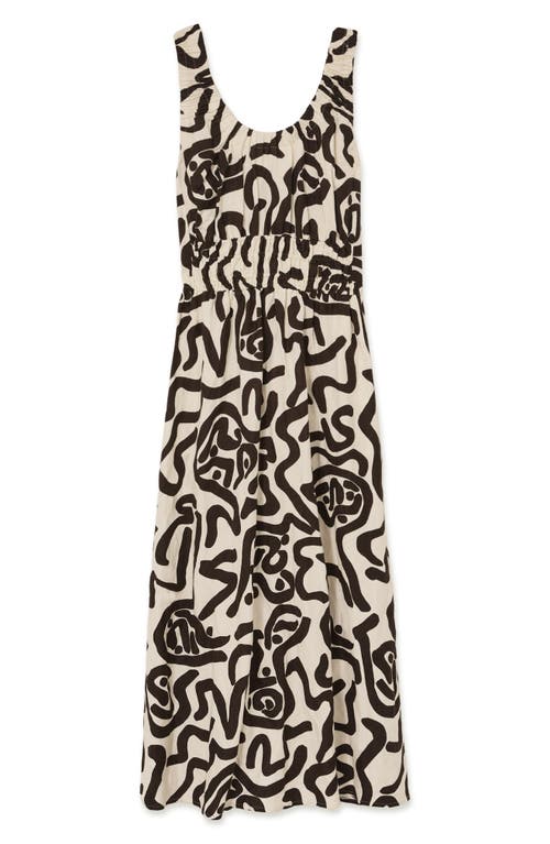 Reiss Akari Linen Blend Maxi Sundress