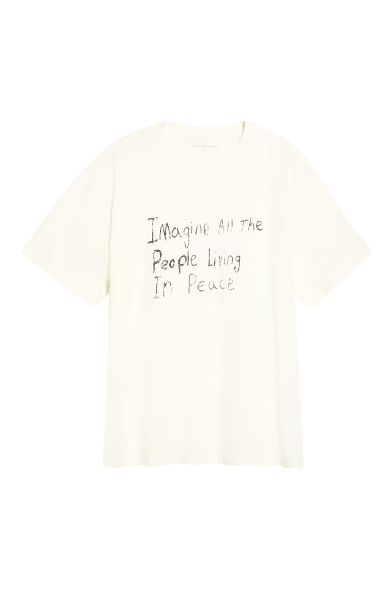 Imagine Graphic T-Shirt, Main, color, WHITE