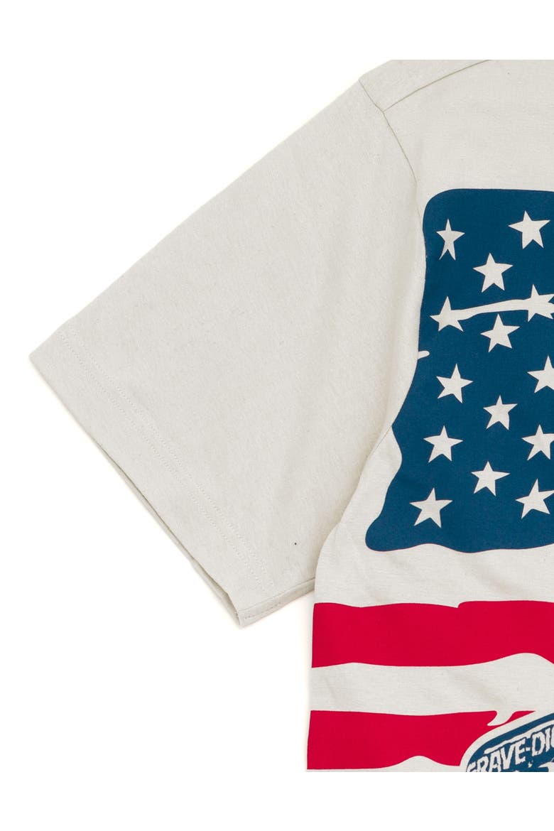 Grave Digger Patriotic Short Sleeve T-Shirt, Alternate, color, Grave Digger Silver