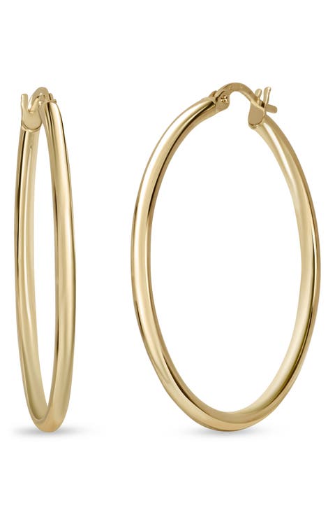 14K Gold Hoop Earrings