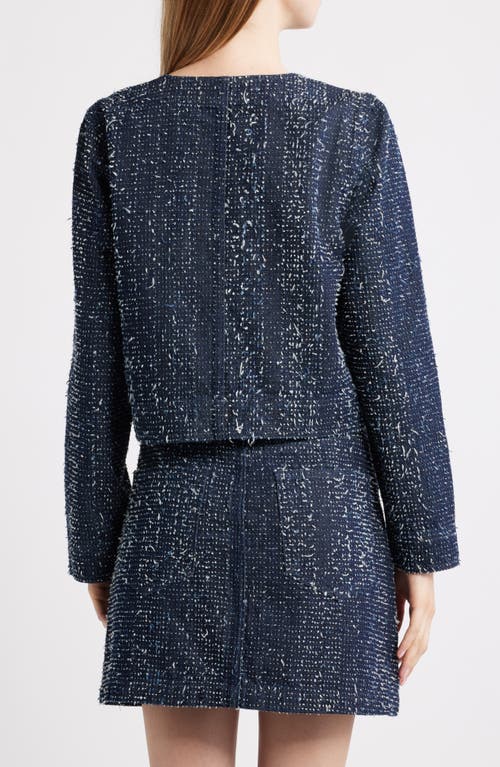 Rails Capistrano Denim Tweed Jacket In Blue